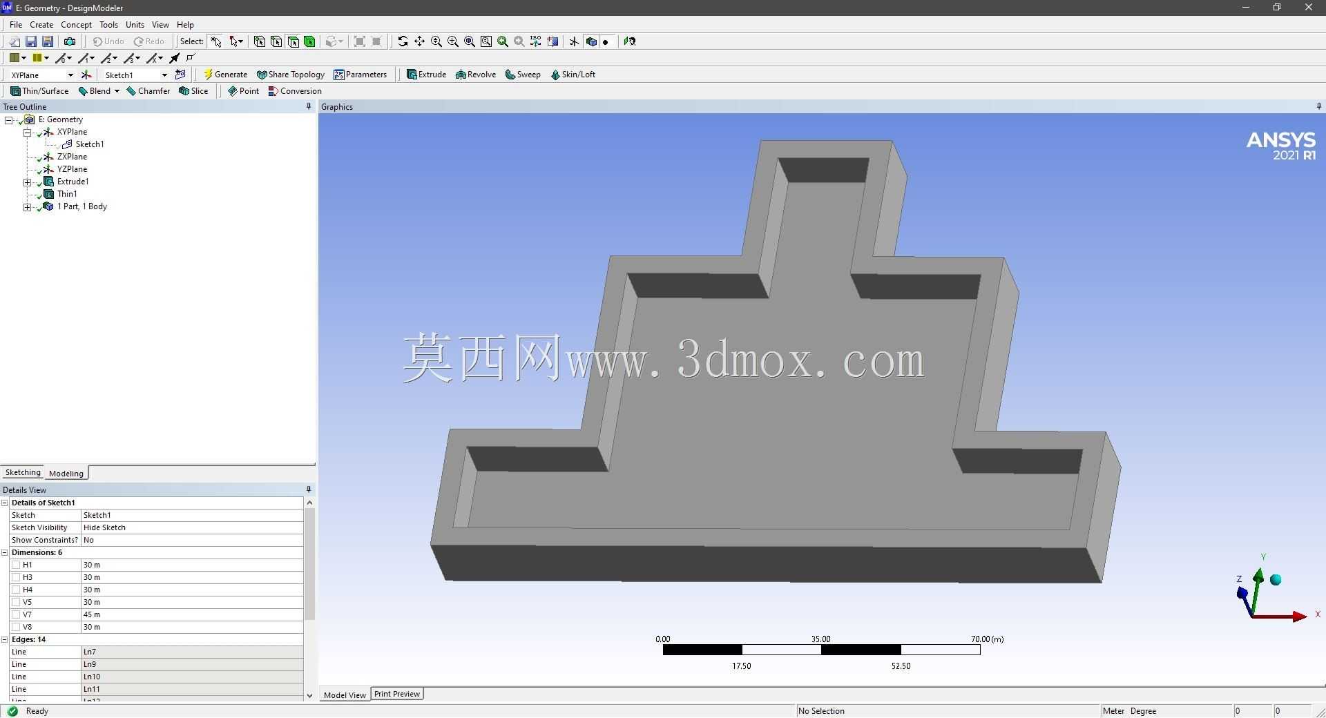 Modele 3D �� ANSYS Designer Modeler ��ʵ��
