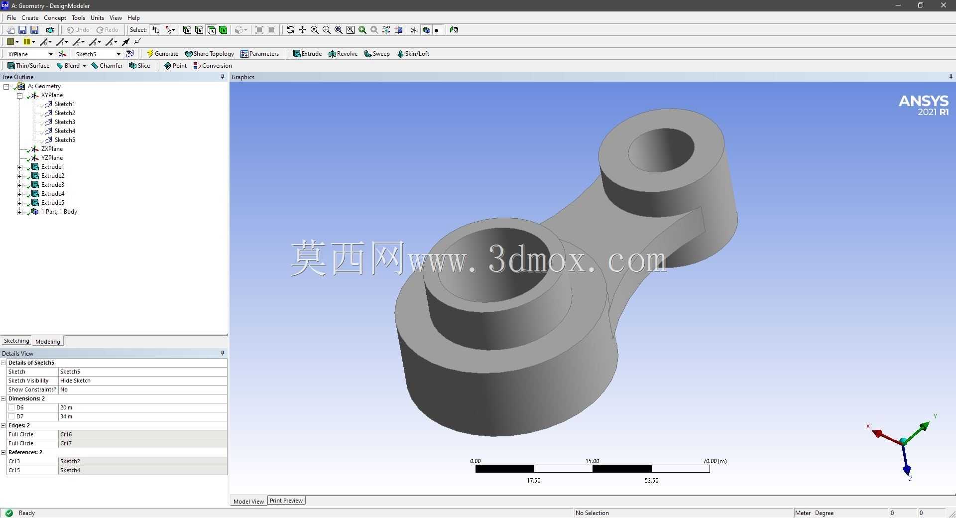 Modele 3D �� ANSYS Designer Modeler ��ʵ��