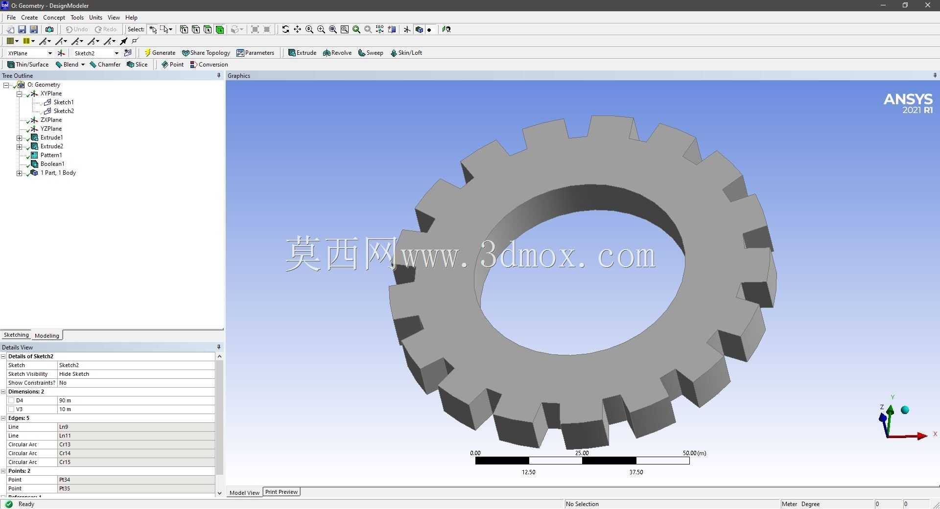 Modele 3D �� ANSYS Designer Modeler ��ʵ��