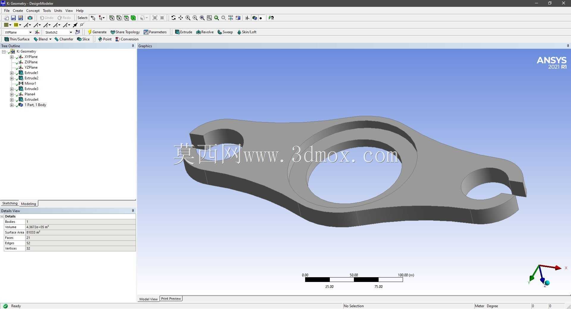 Modele 3D �� ANSYS Designer Modeler ��ʵ��
