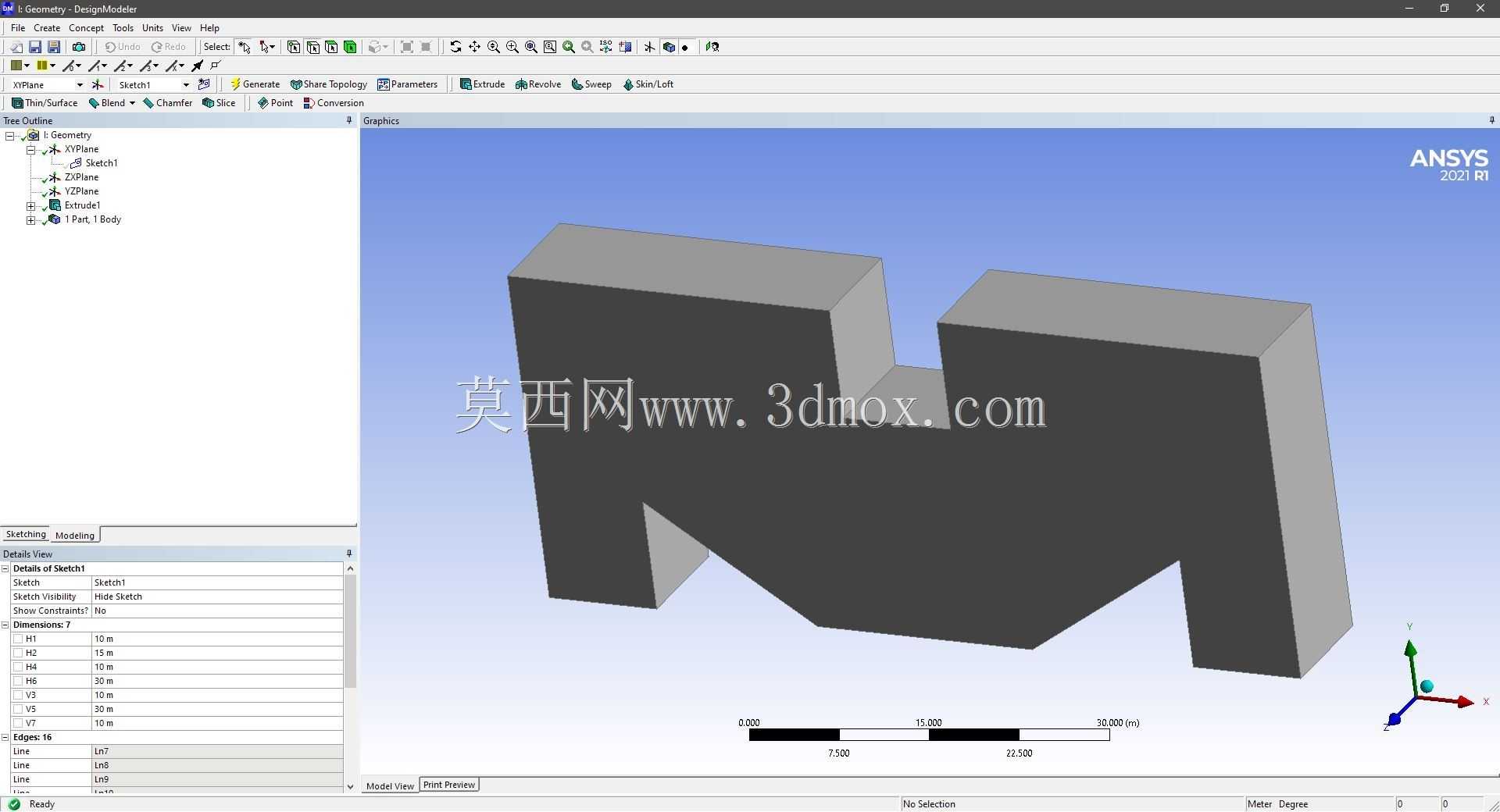 Modele 3D �� ANSYS Designer Modeler ��ʵ��