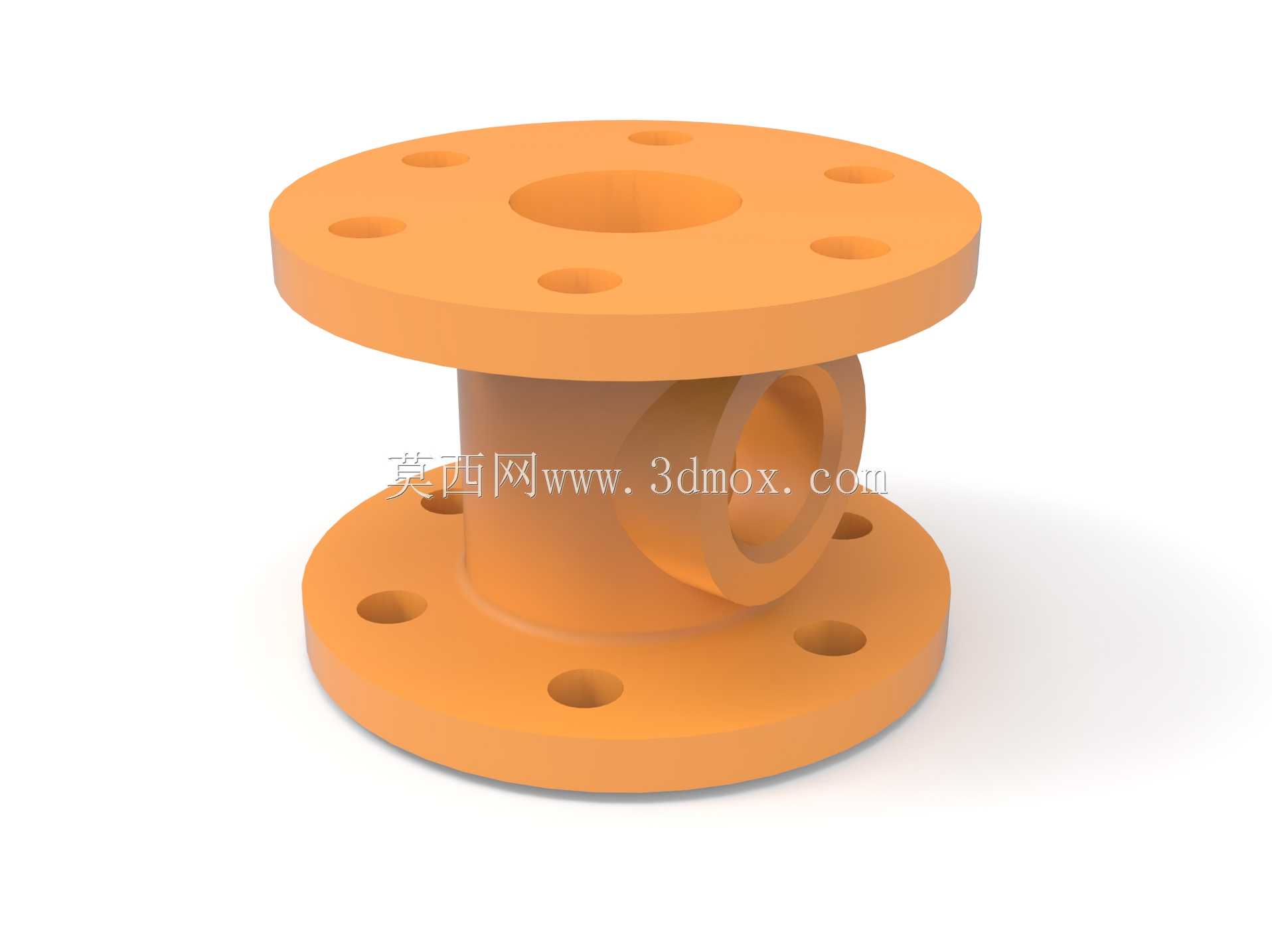 SolidWorks 中的机械法兰联轴器