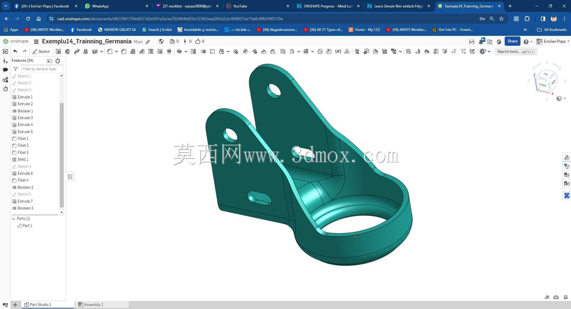 Modele Training Germania �� Onshape ��ʵ��