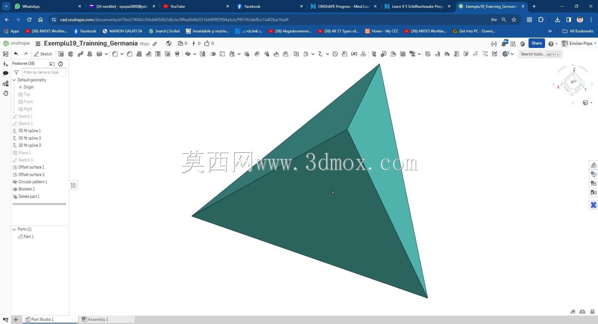 Modele Training Germania �� Onshape ��ʵ��