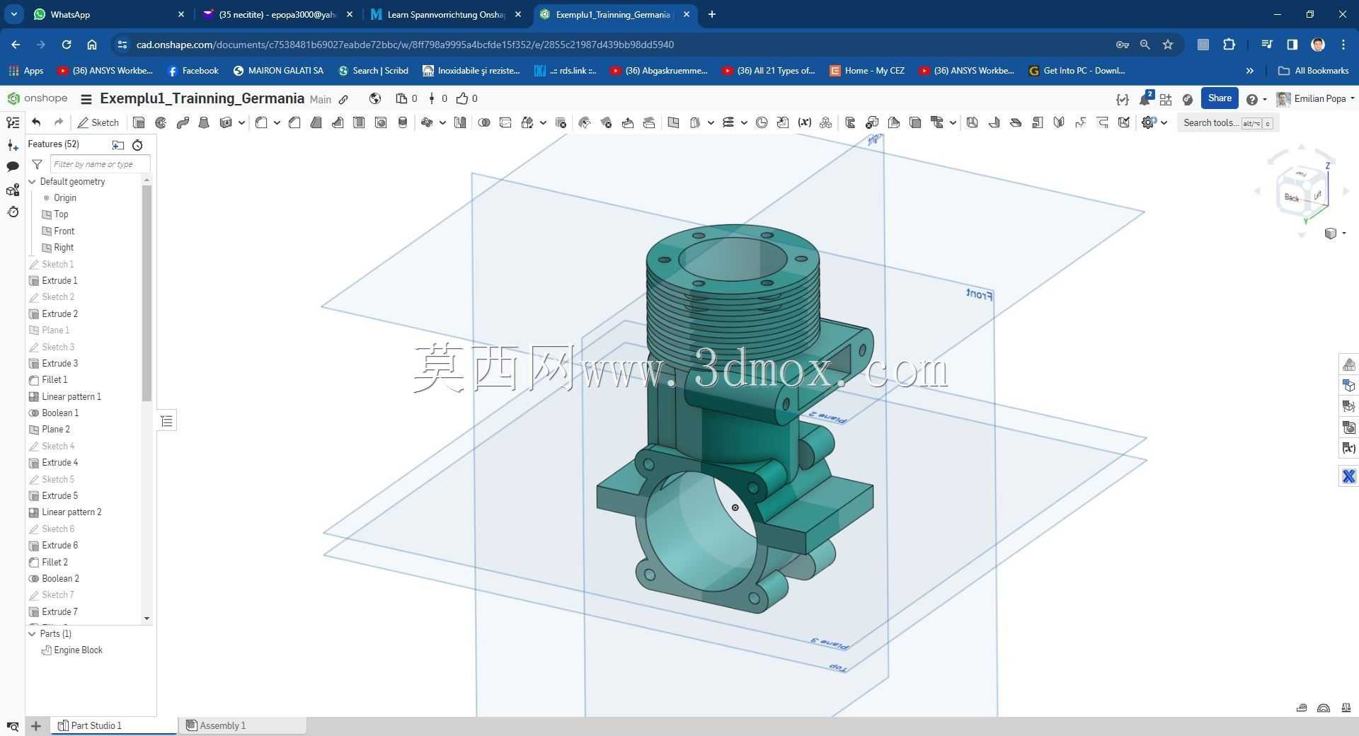 Modele Training Germania �� Onshape ��ʵ��