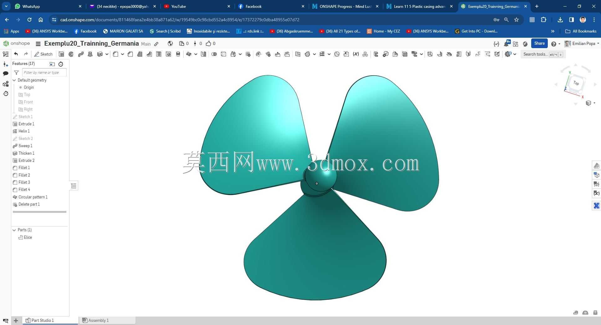 Modele Training Germania �� Onshape ��ʵ��
