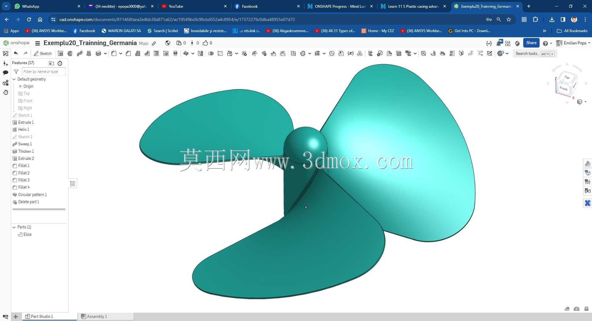 Modele Training Germania �� Onshape ��ʵ��