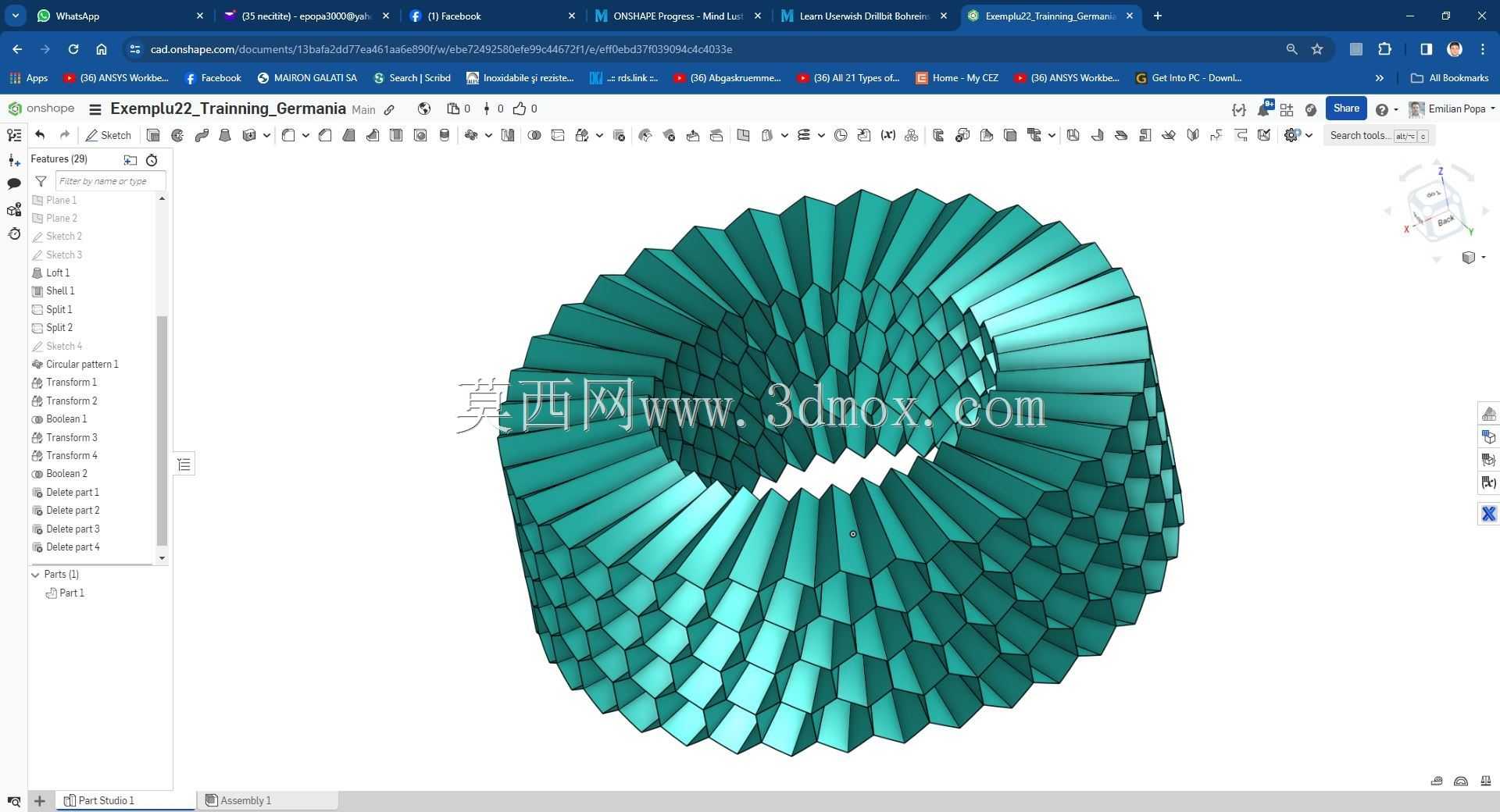 Modele Training Germania �� Onshape ��ʵ��