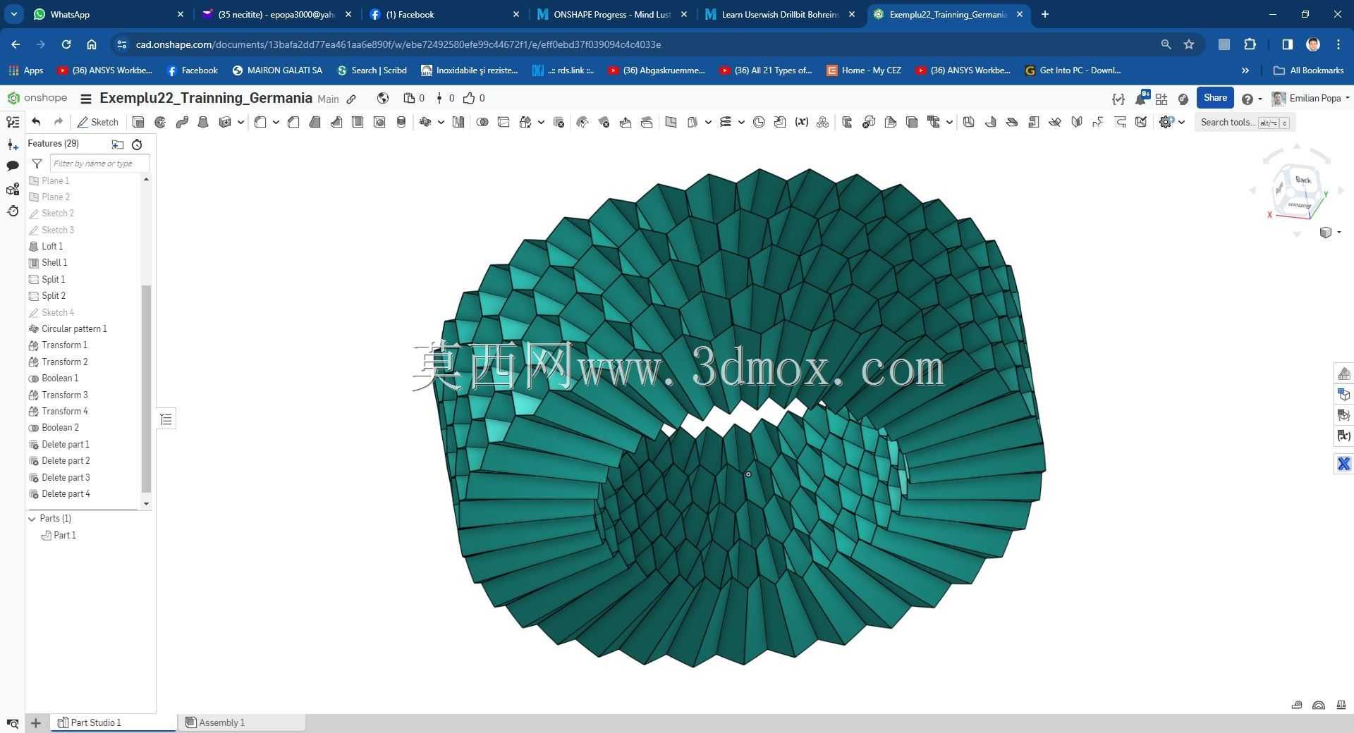 Modele Training Germania �� Onshape ��ʵ��