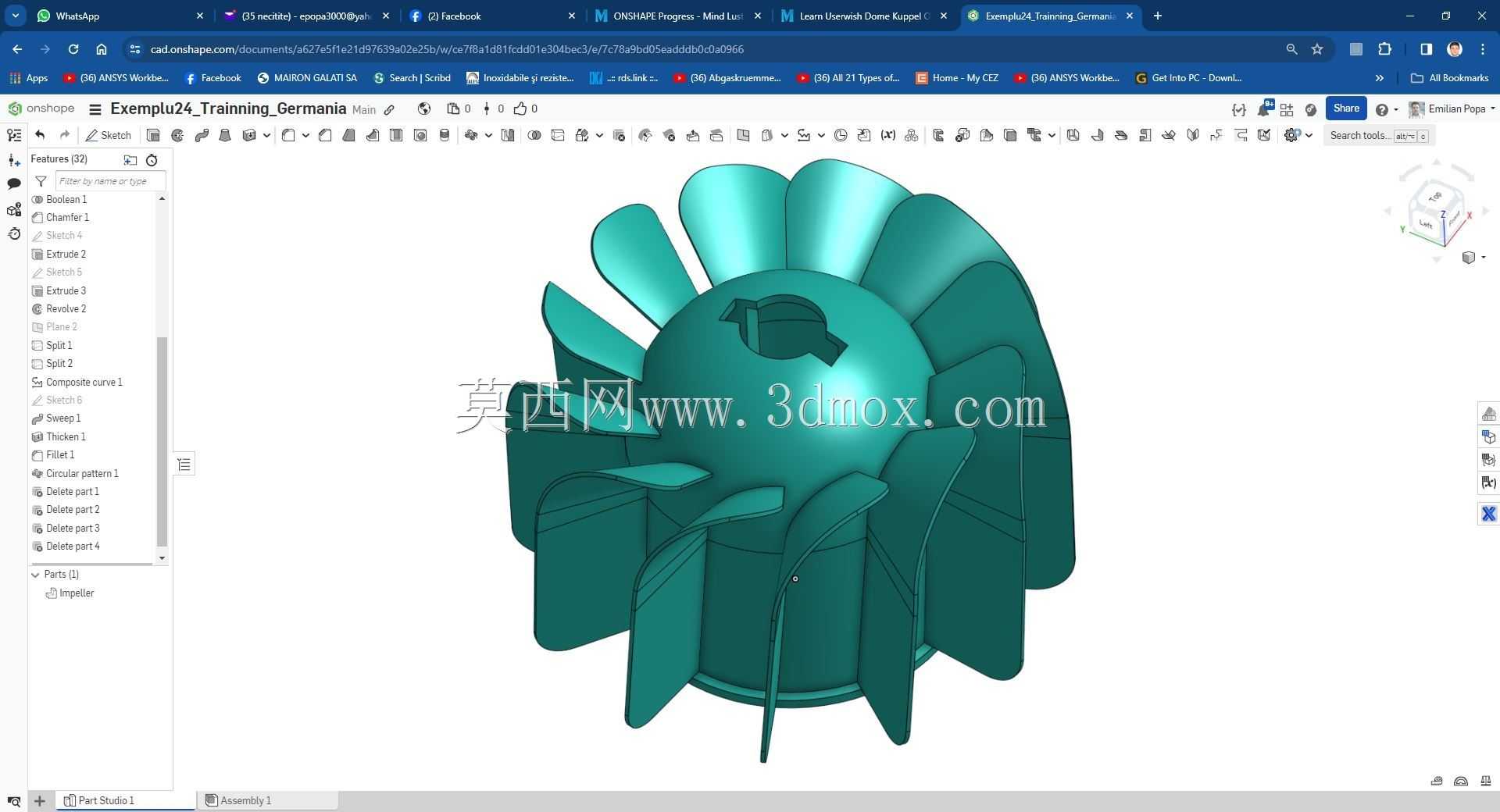Modele Training Germania �� Onshape ��ʵ��