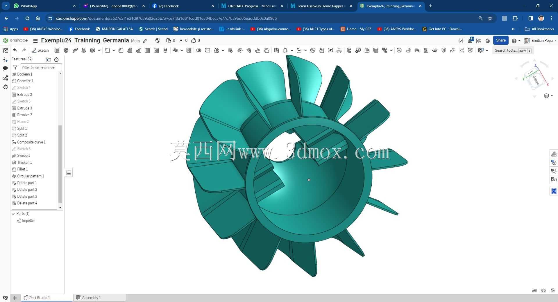 Modele Training Germania �� Onshape ��ʵ��