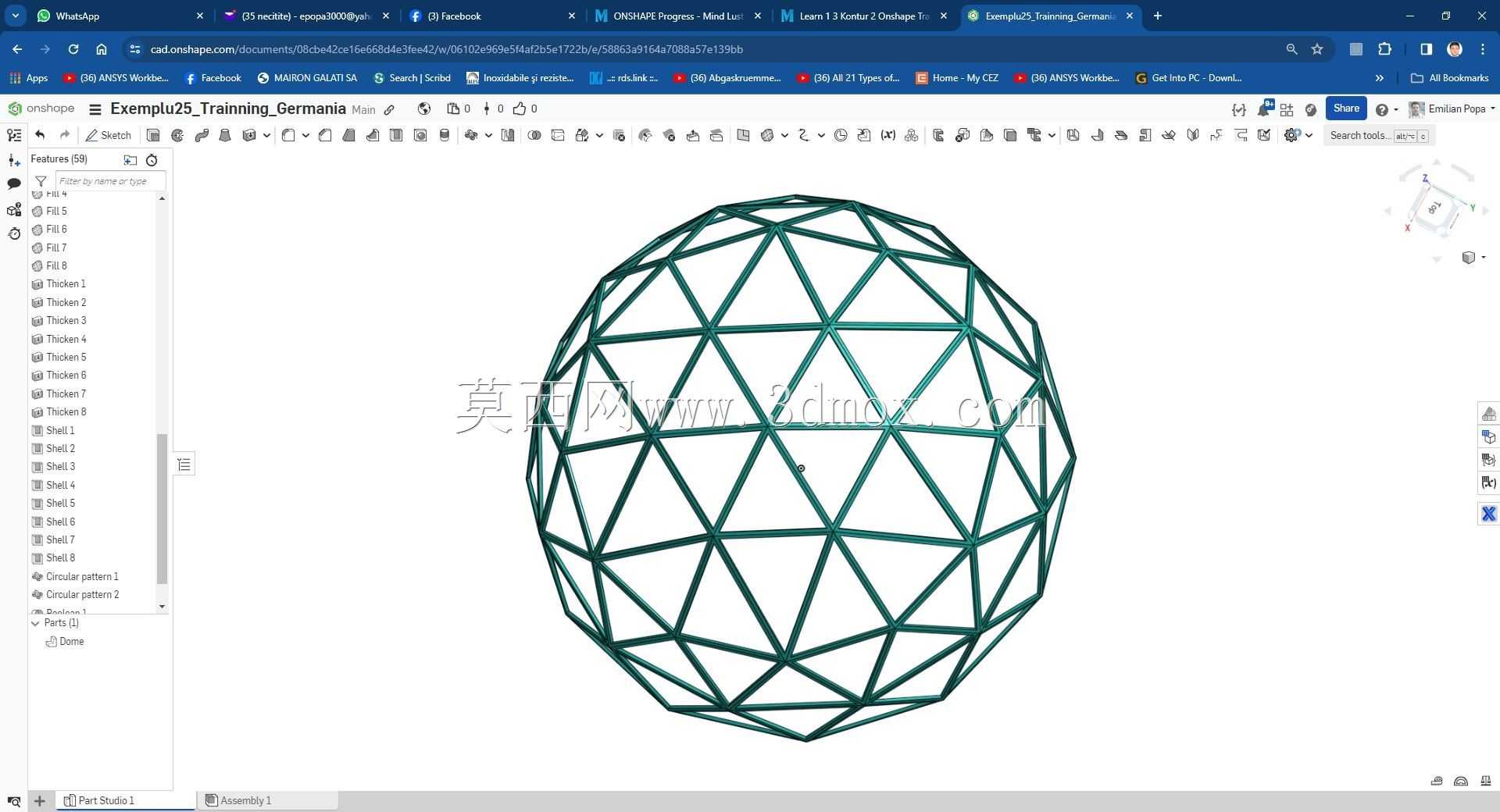 Modele Training Germania �� Onshape ��ʵ��