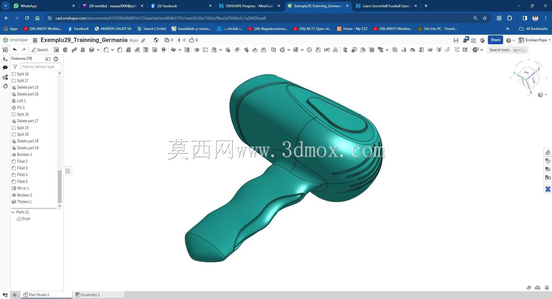 Modele Training Germania �� Onshape ��ʵ��
