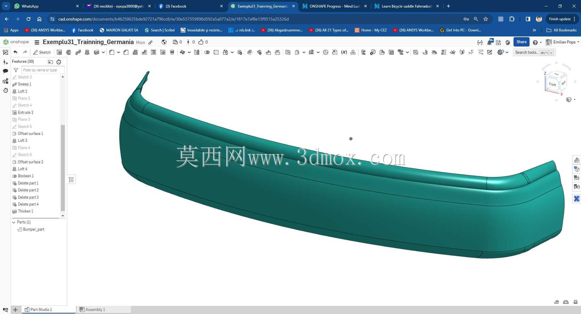 Modele Training Germania �� Onshape ��ʵ��