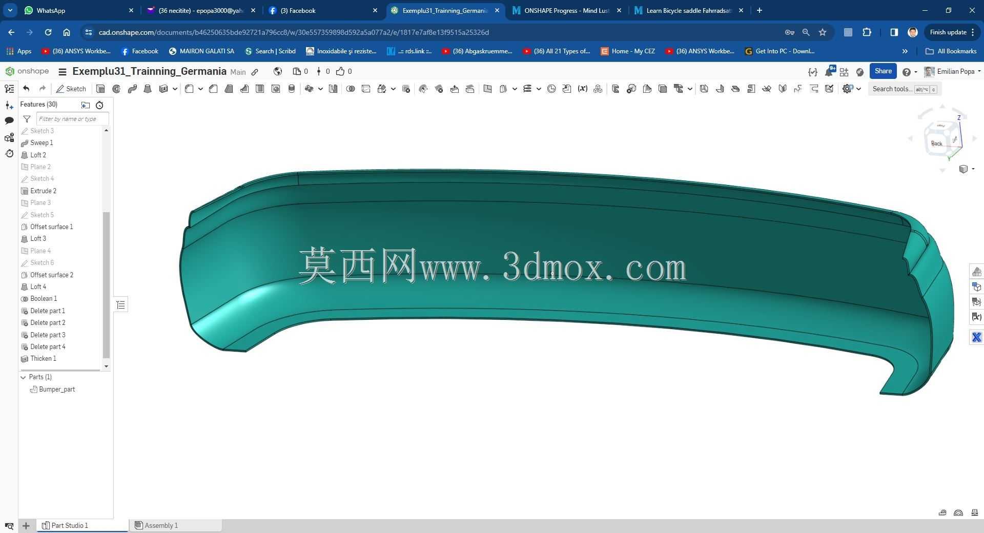 Modele Training Germania �� Onshape ��ʵ��
