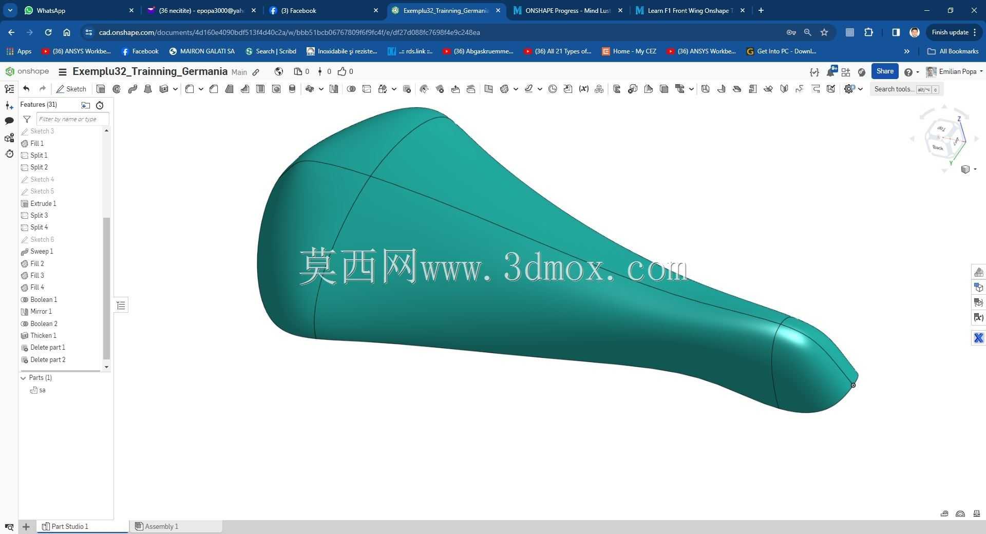 Modele Training Germania �� Onshape ��ʵ��