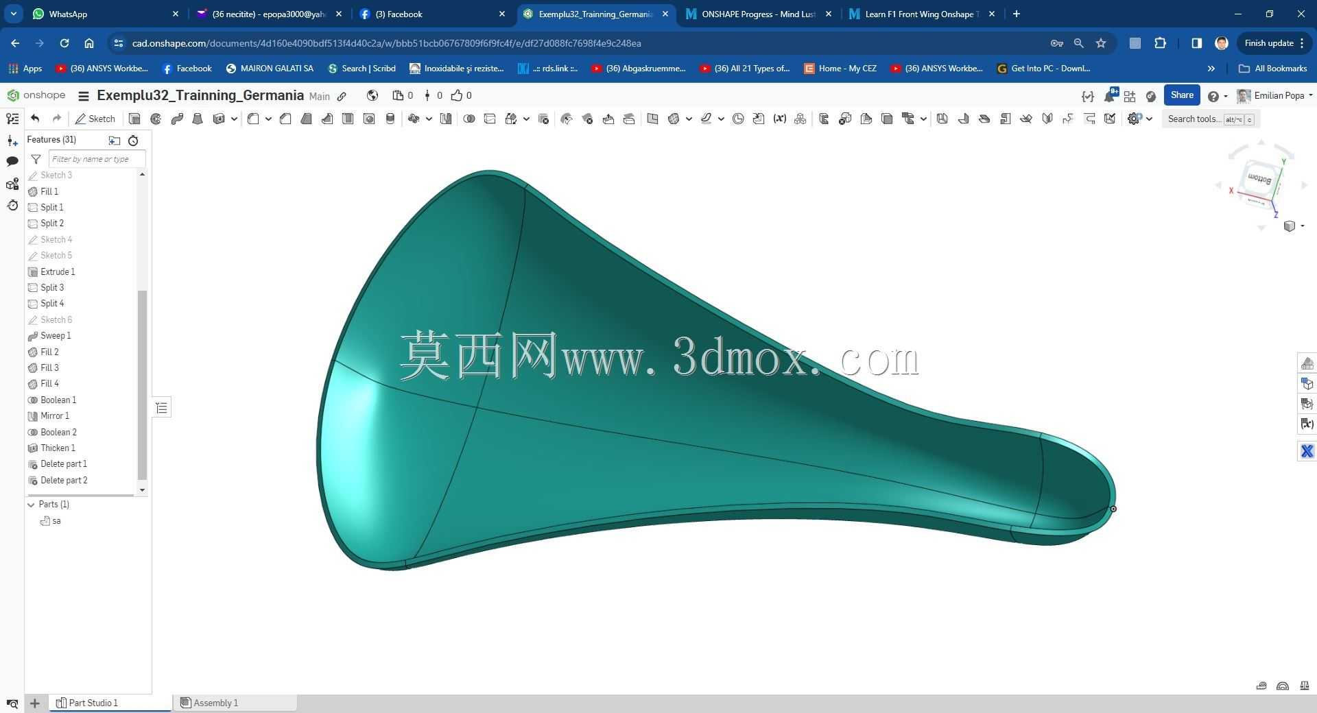 Modele Training Germania �� Onshape ��ʵ��