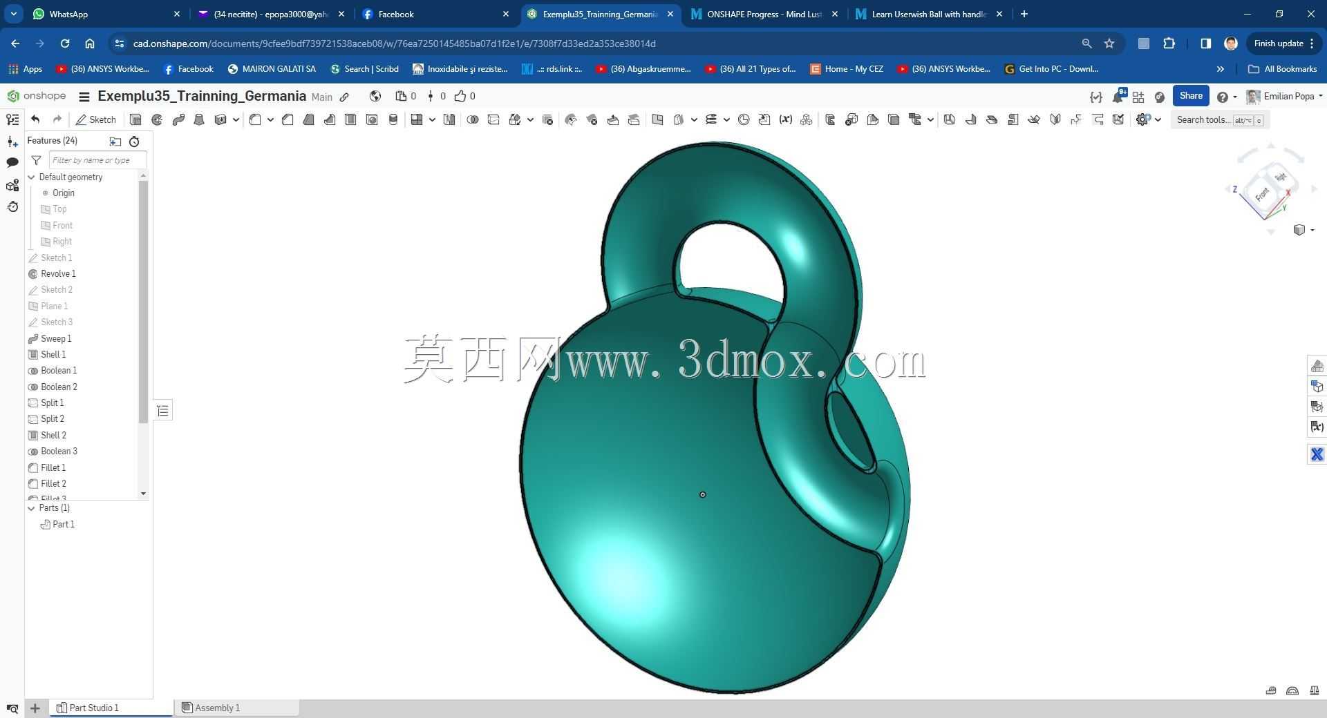 Modele Training Germania �� Onshape ��ʵ��