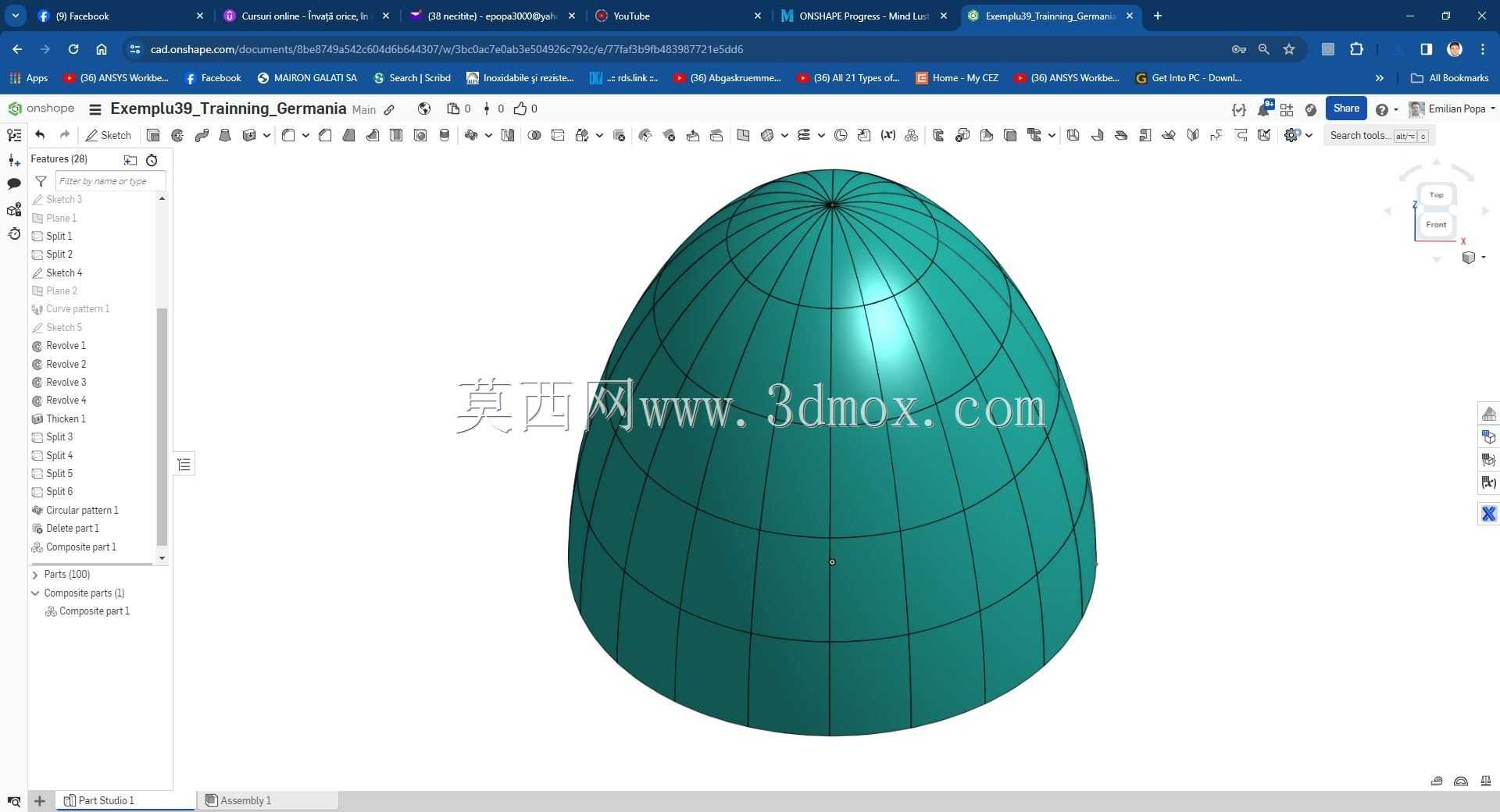 Modele Training Germania �� Onshape ��ʵ��
