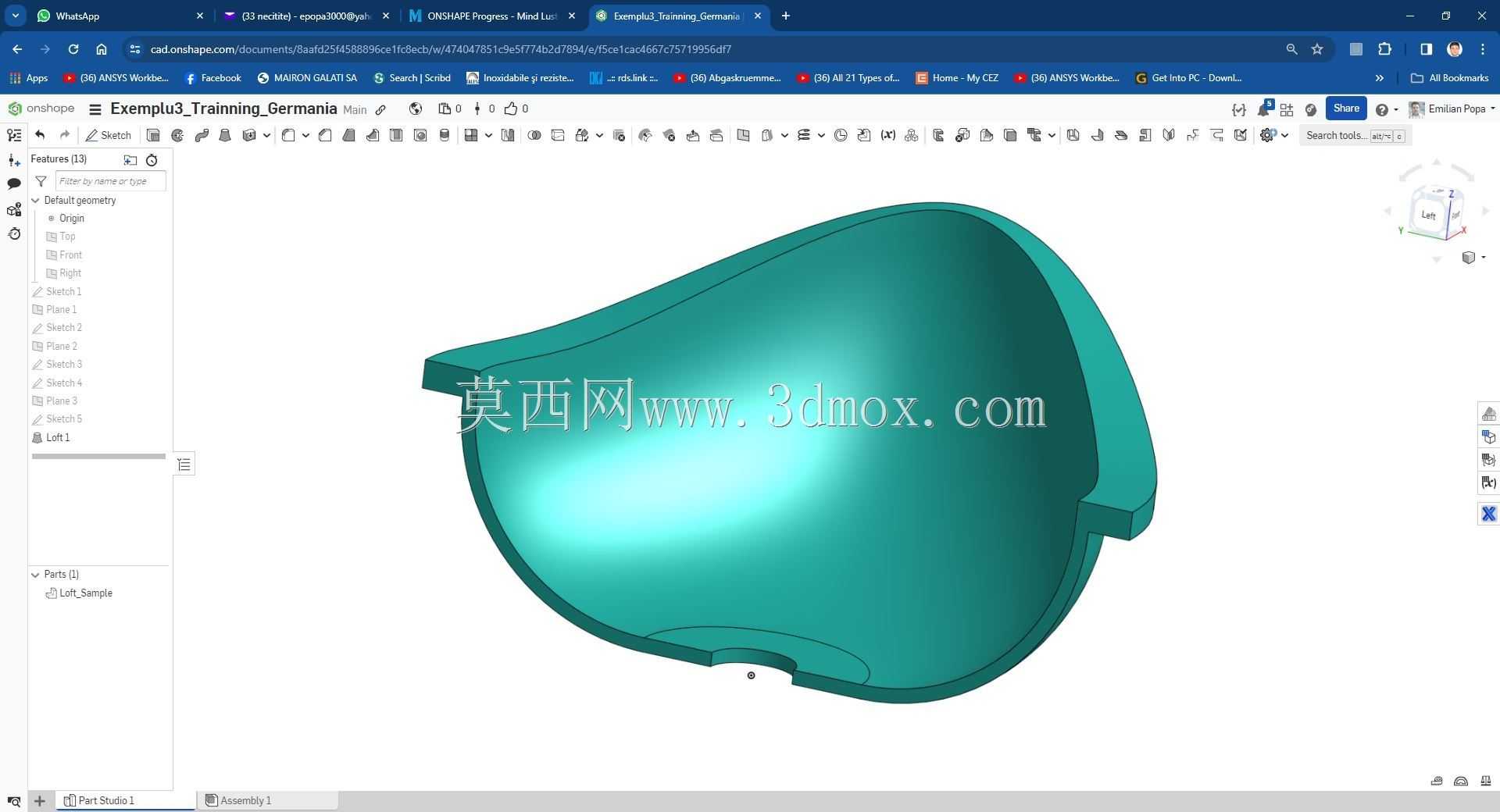 Modele Training Germania �� Onshape ��ʵ��