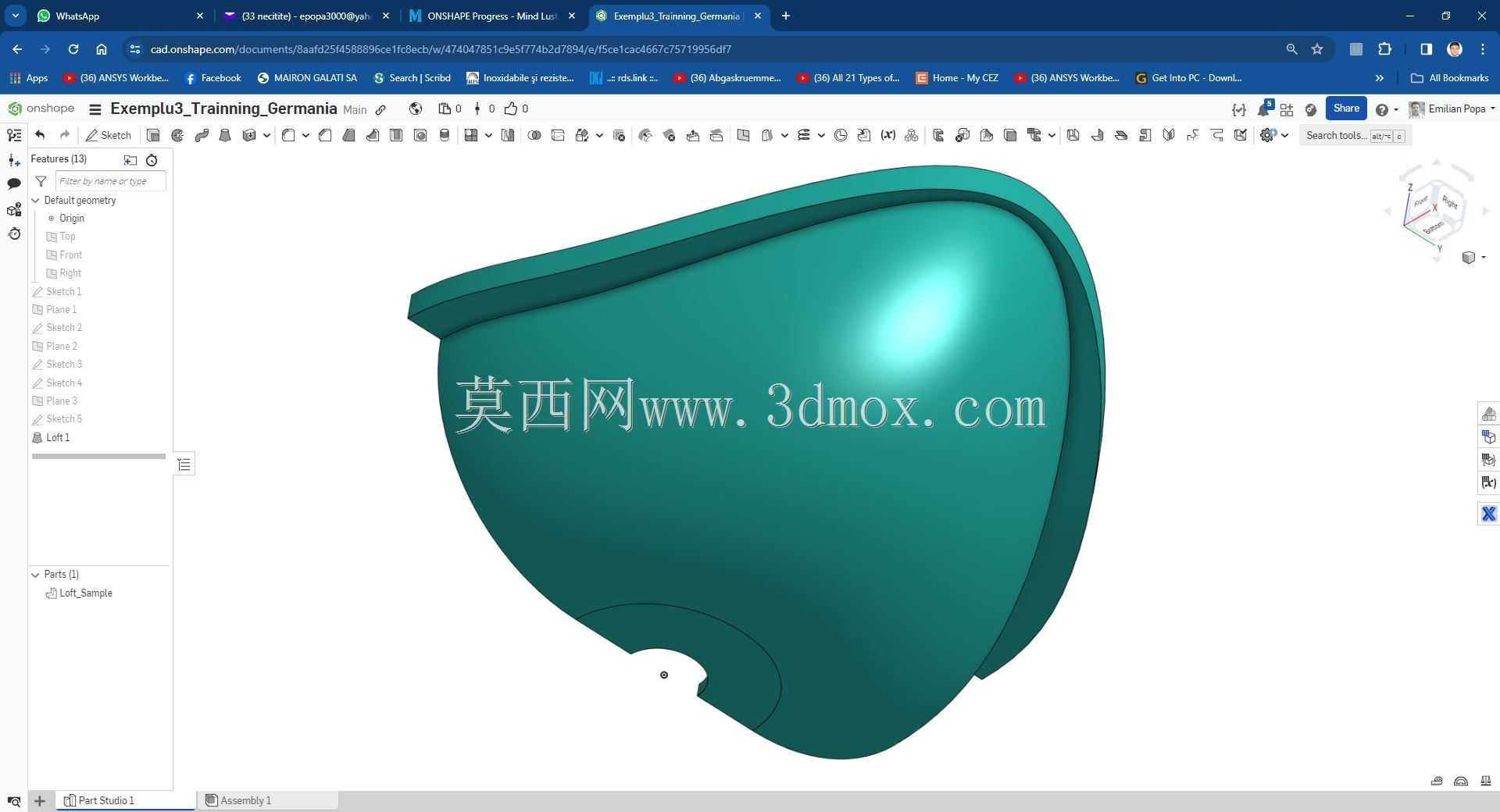 Modele Training Germania �� Onshape ��ʵ��