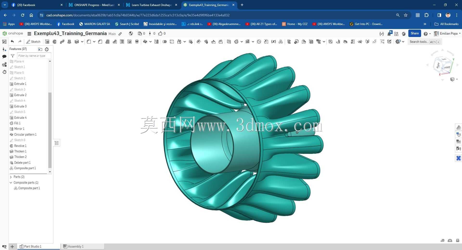 Modele Training Germania �� Onshape ��ʵ��