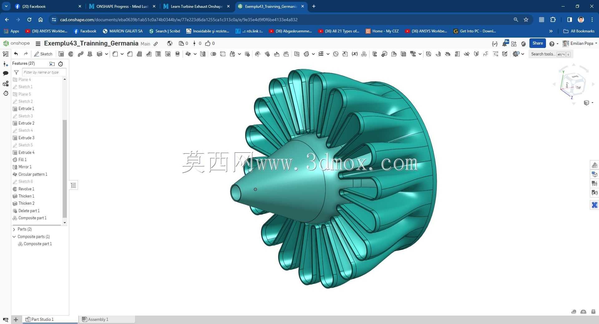 Modele Training Germania �� Onshape ��ʵ��