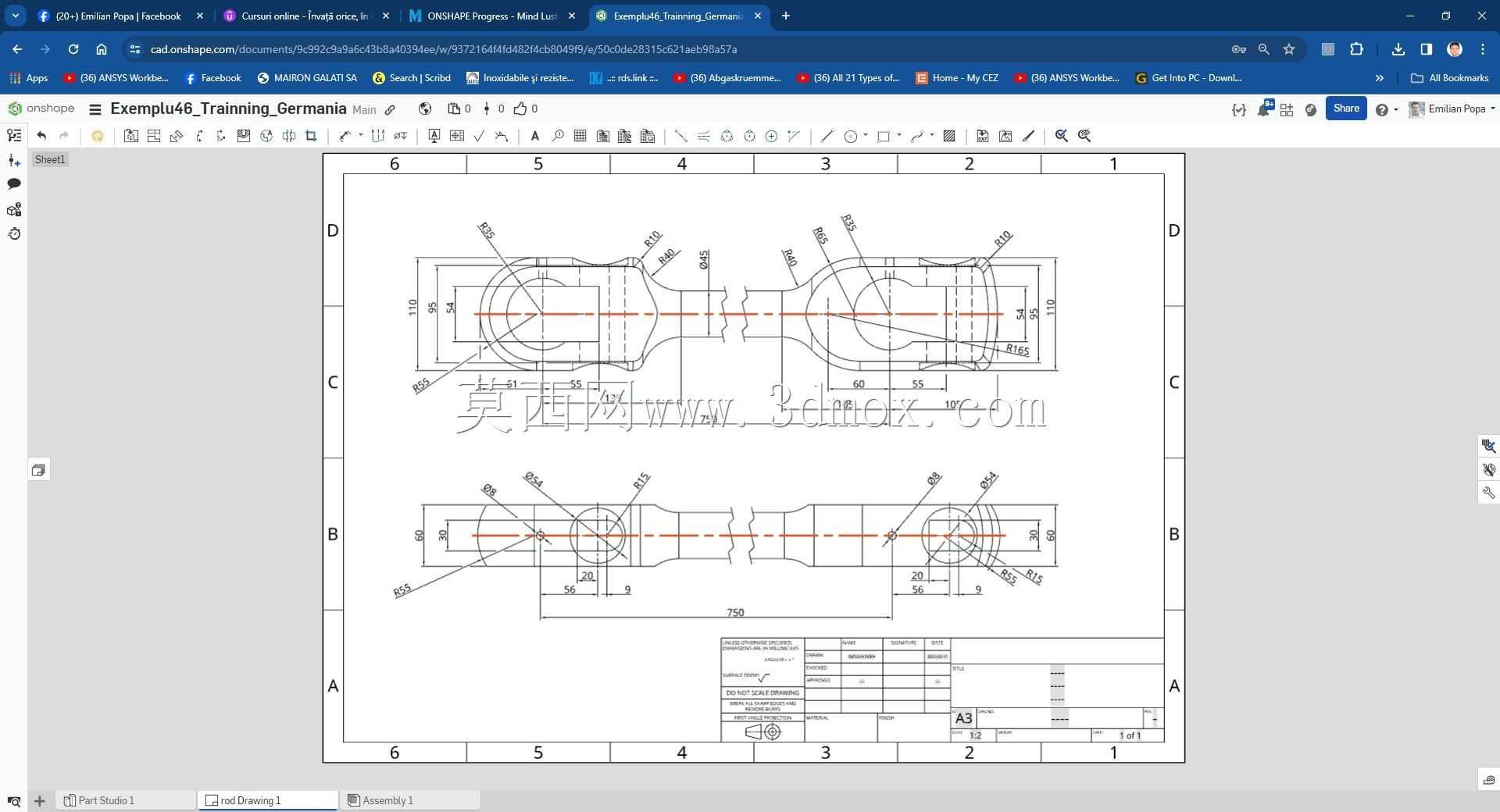 Modele Training Germania �� Onshape ��ʵ��
