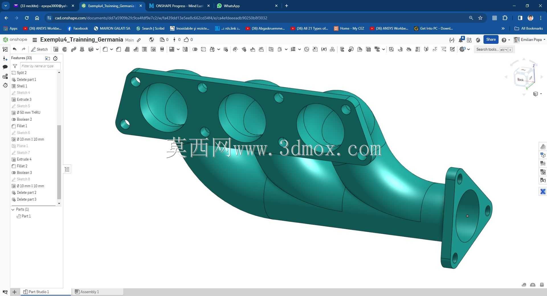 Modele Training Germania �� Onshape ��ʵ��