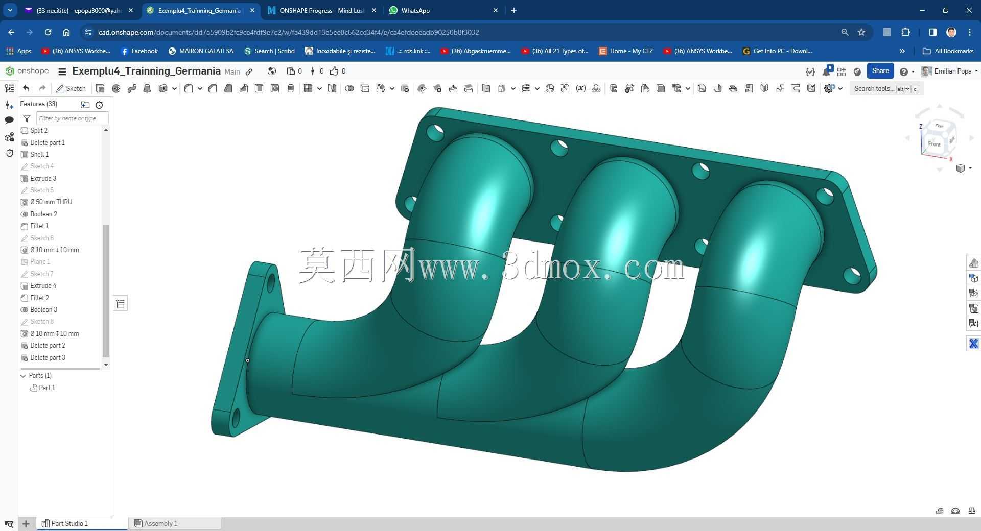 Modele Training Germania �� Onshape ��ʵ��