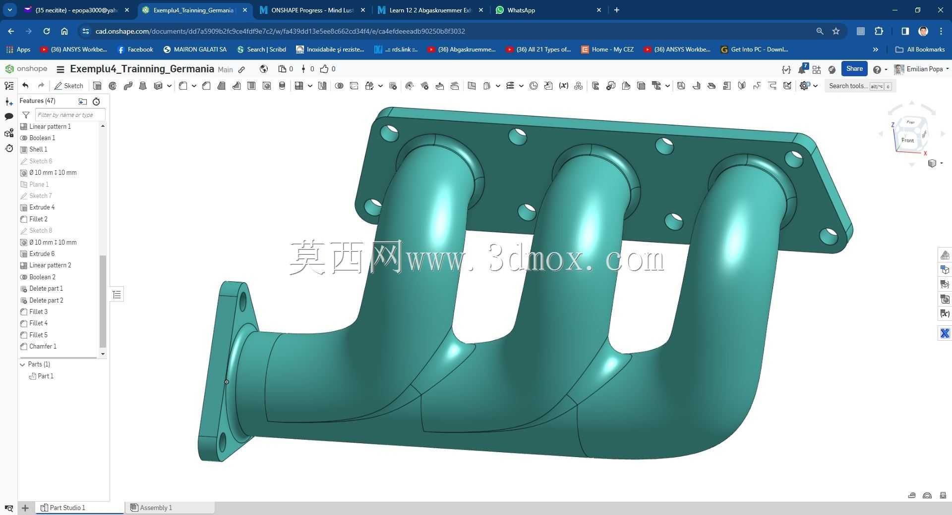 Modele Training Germania �� Onshape ��ʵ��