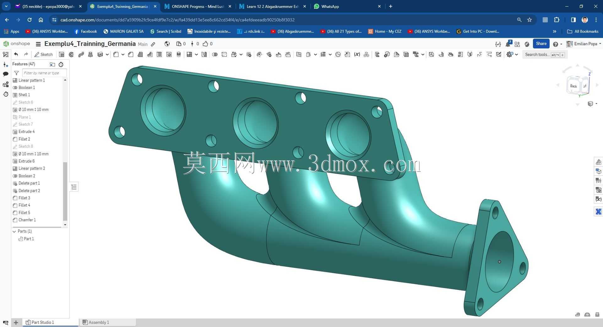 Modele Training Germania �� Onshape ��ʵ��
