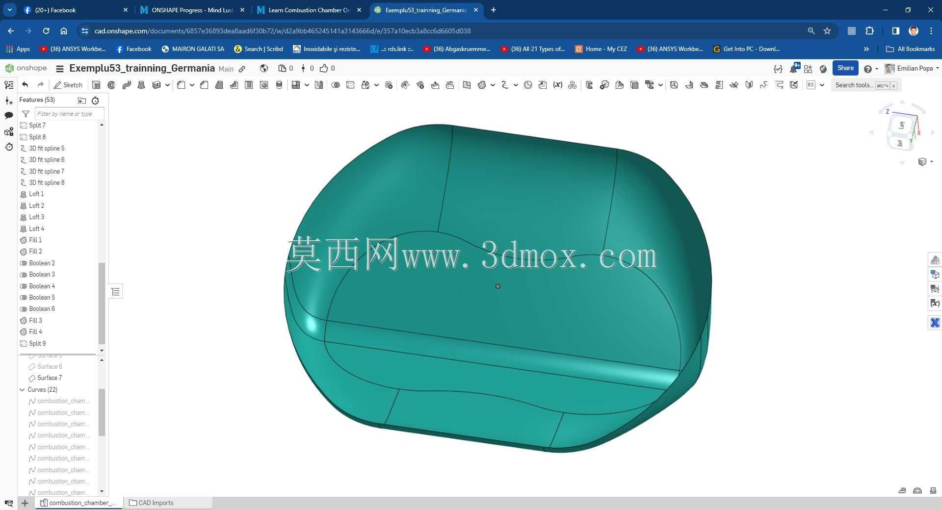Modele Training Germania �� Onshape ��ʵ��