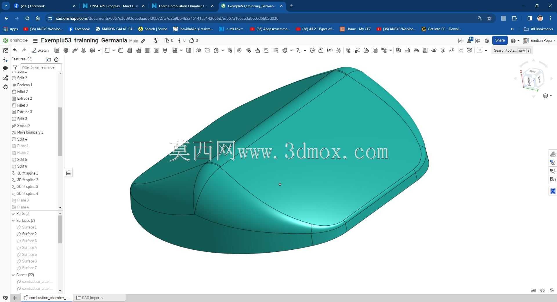 Modele Training Germania �� Onshape ��ʵ��