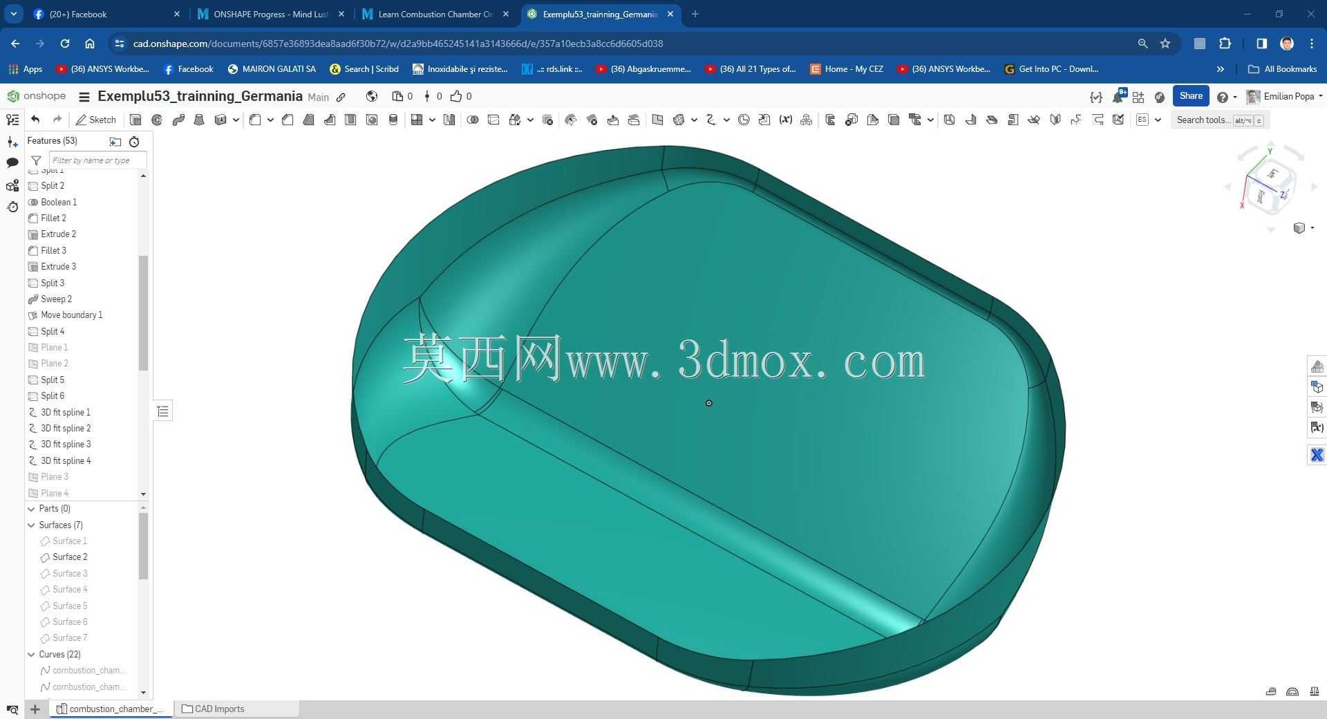 Modele Training Germania �� Onshape ��ʵ��