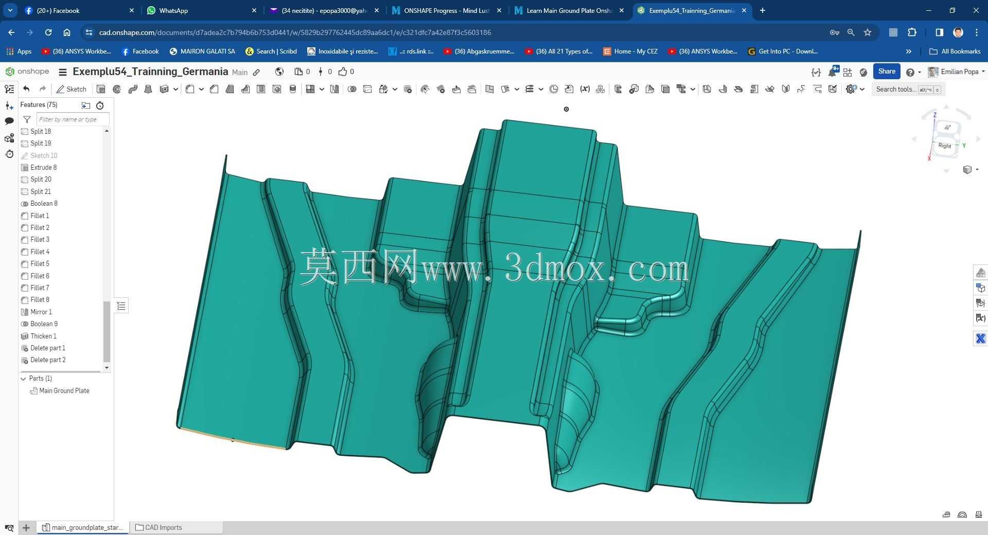 Modele Training Germania �� Onshape ��ʵ��