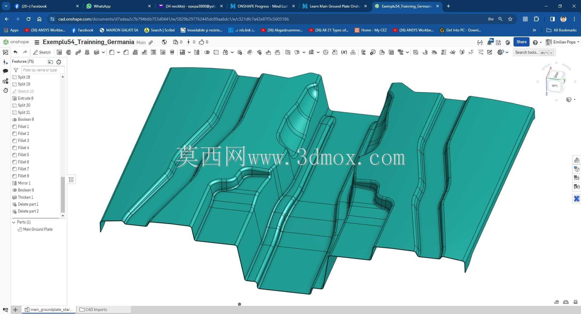 Modele Training Germania �� Onshape ��ʵ��