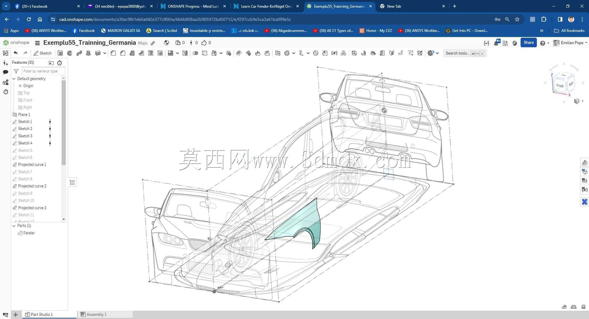 Modele Training Germania �� Onshape ��ʵ��