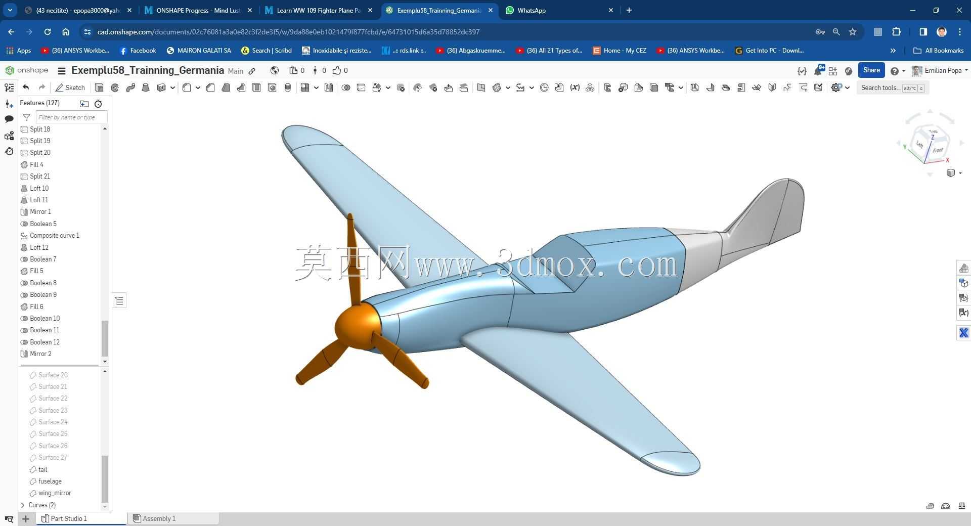 Modele Training Germania �� Onshape ��ʵ��