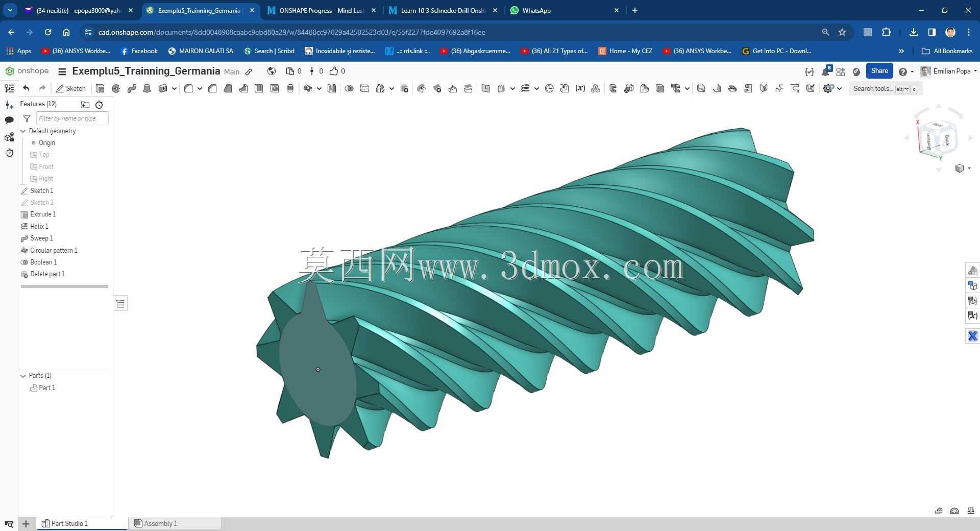Modele Training Germania �� Onshape ��ʵ��