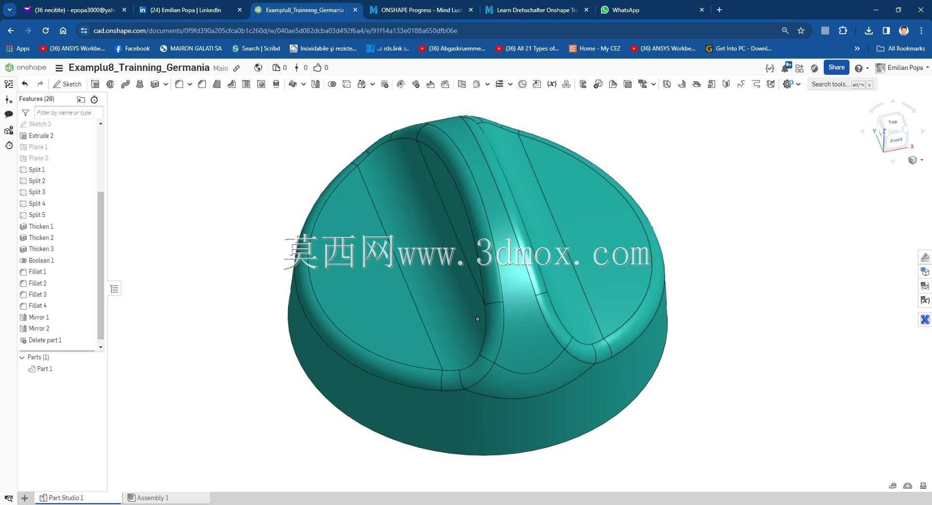 Modele Training Germania �� Onshape ��ʵ��