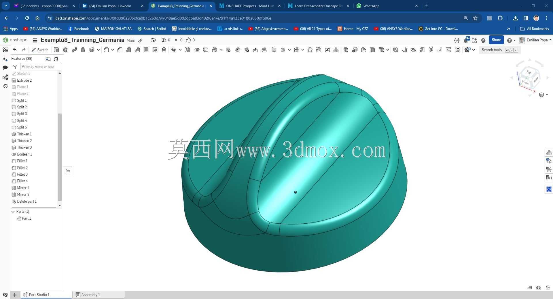 Modele Training Germania �� Onshape ��ʵ��