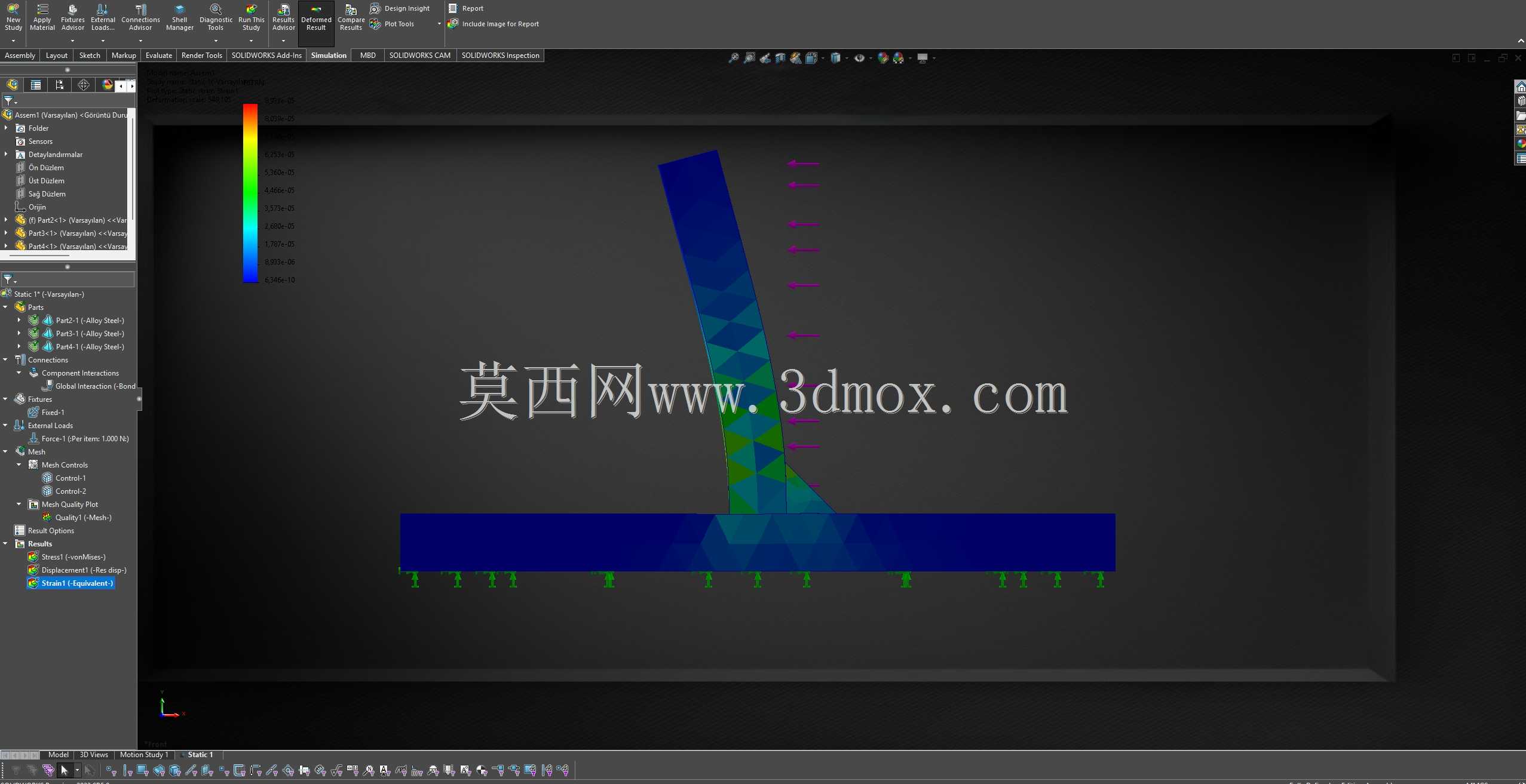 静态和动态载荷下的综合焊接强度分析