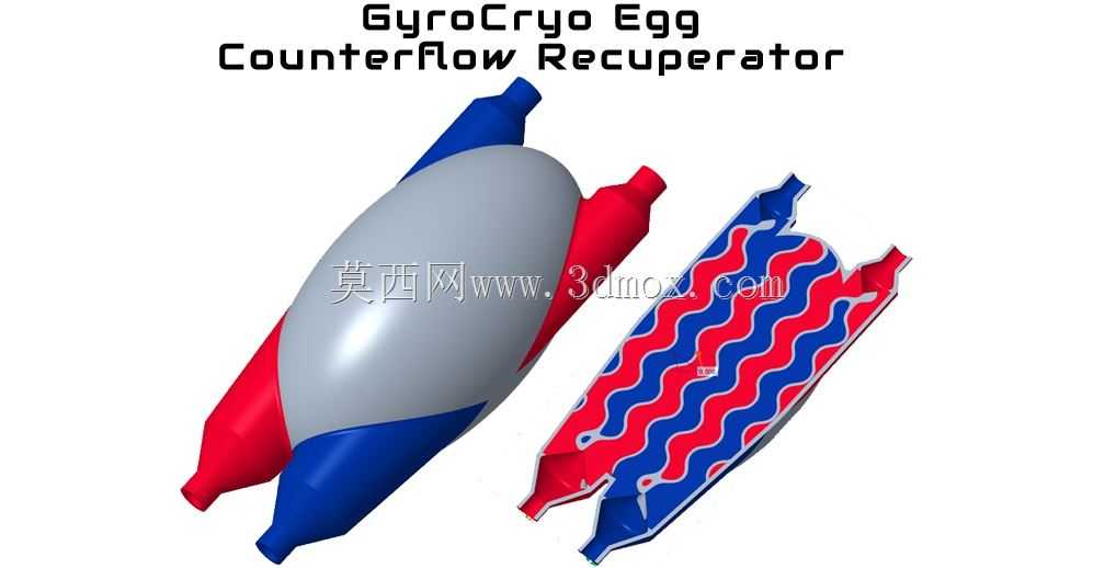 GyroCryo 蛋逆流换热器