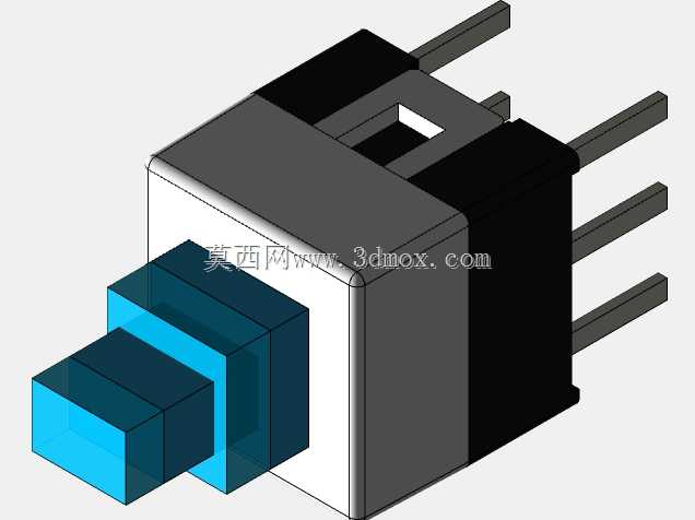 锁存DPDT按钮开关,7x7mm