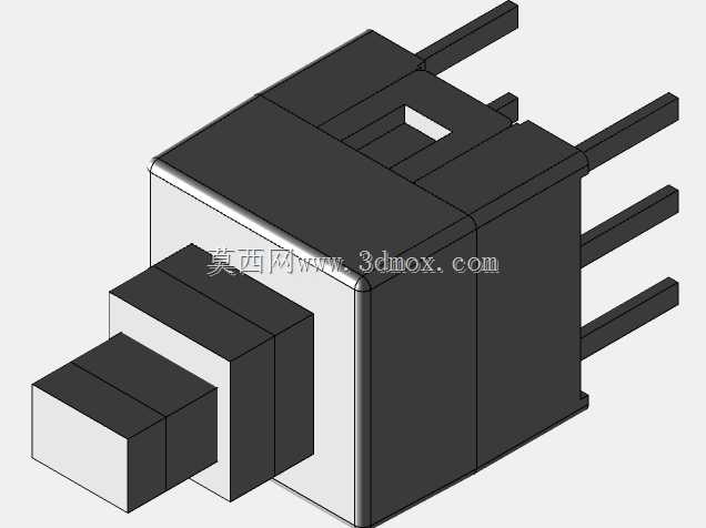锁存DPDT按钮开关,7x7mm