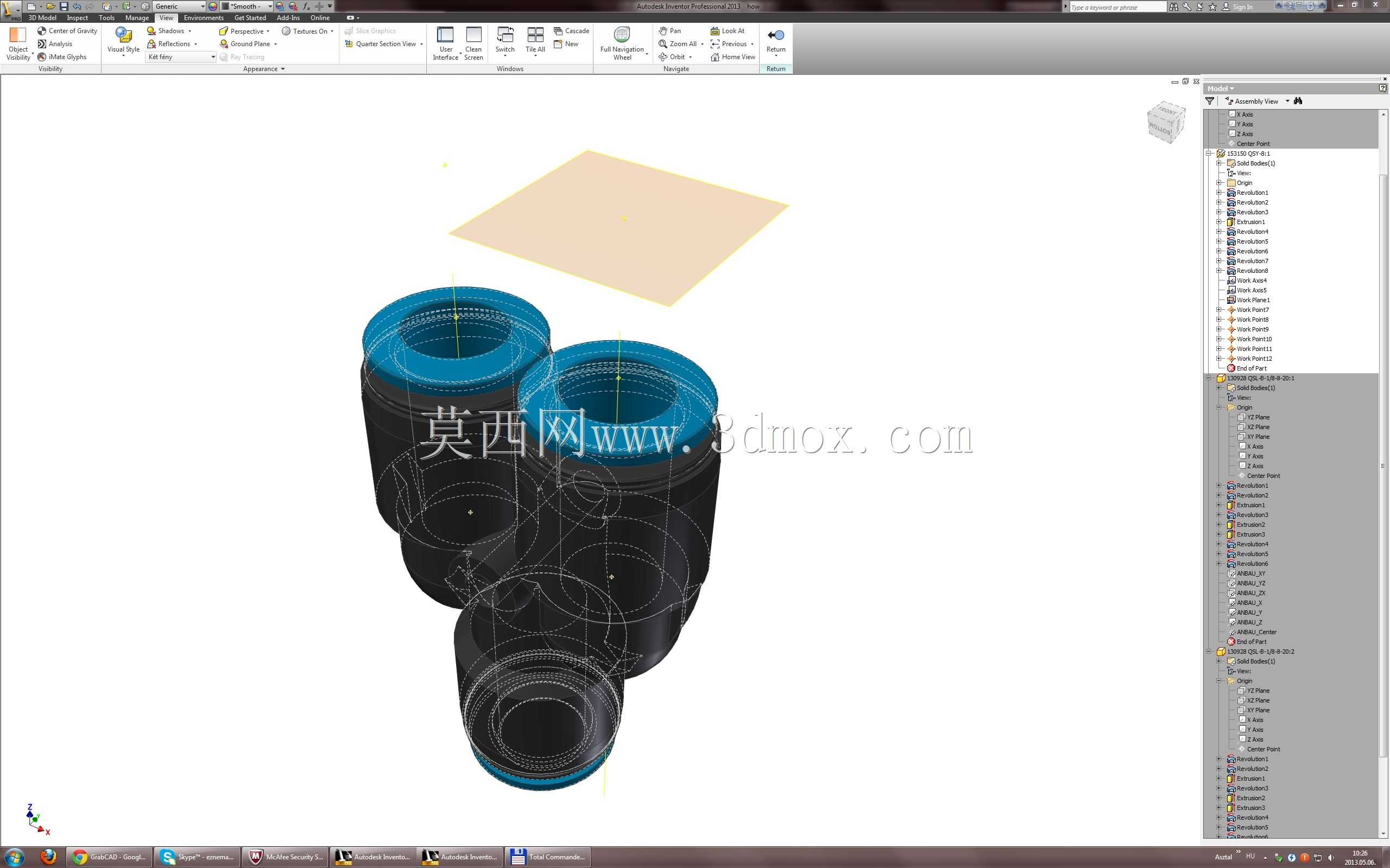 教程:如何使用 Autodesk Inventor 制作柔性软管/电线