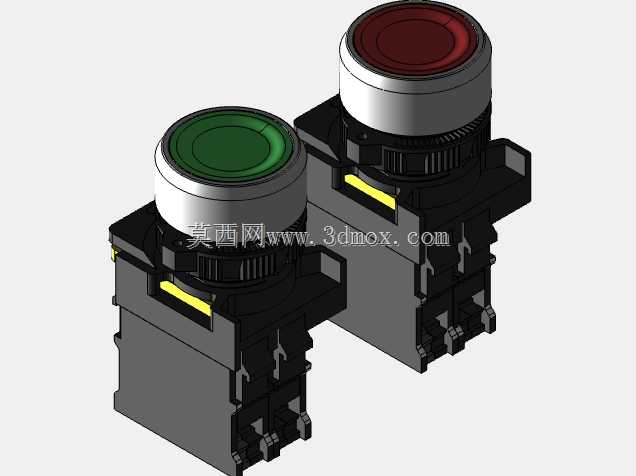 Sweideer 22mm SPST 发光红绿常开瞬时开关