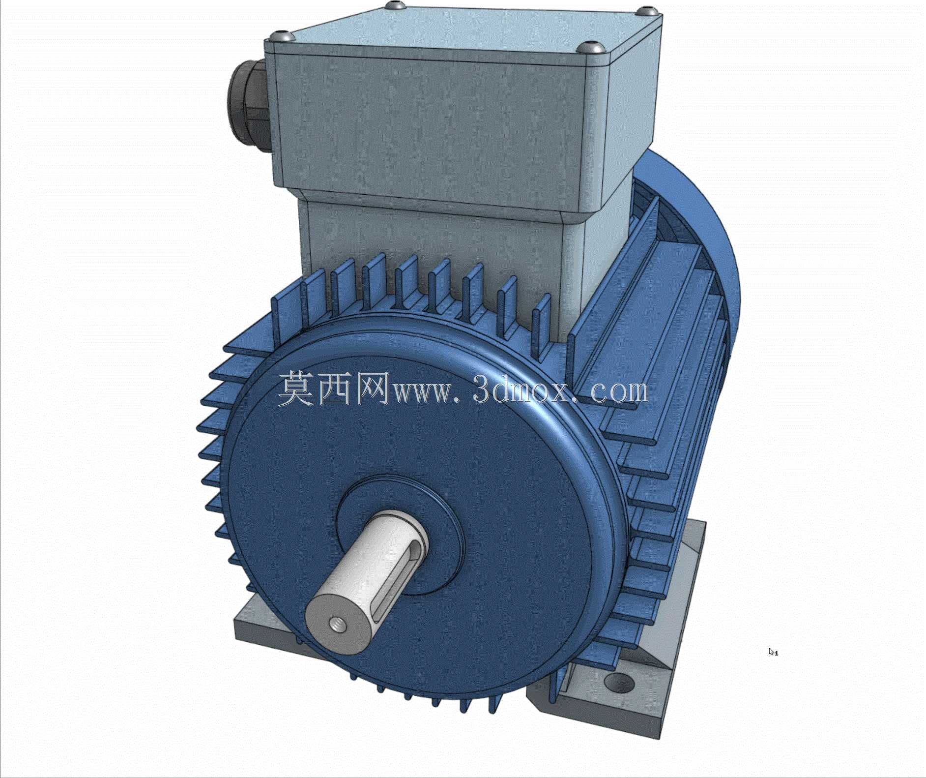 1.1kw/1.5hp 4 极 1400RPM 19mm 轴三相电动机减速 80 机架