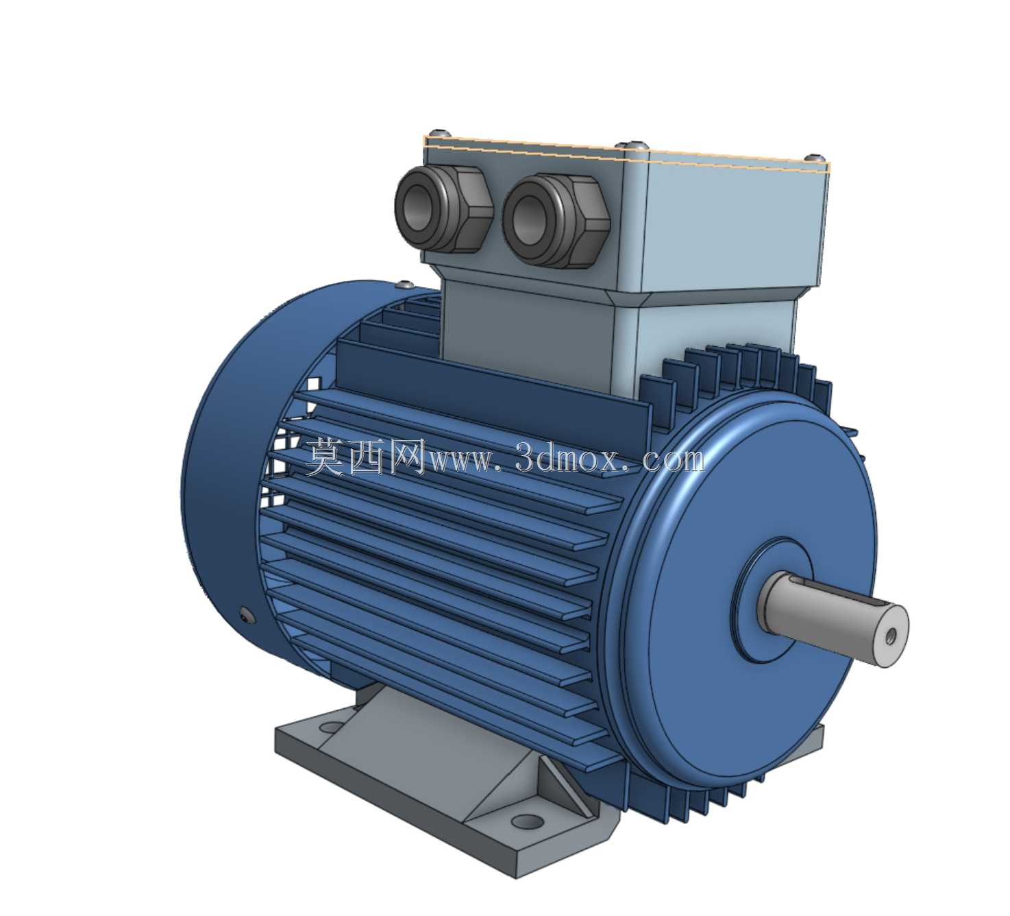 1.1kw/1.5hp 4 极 1400RPM 19mm 轴三相电动机减速 80 机架